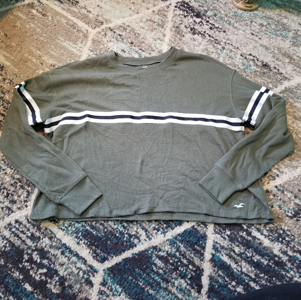 Hollister Thermal Cropped Long Sleeve